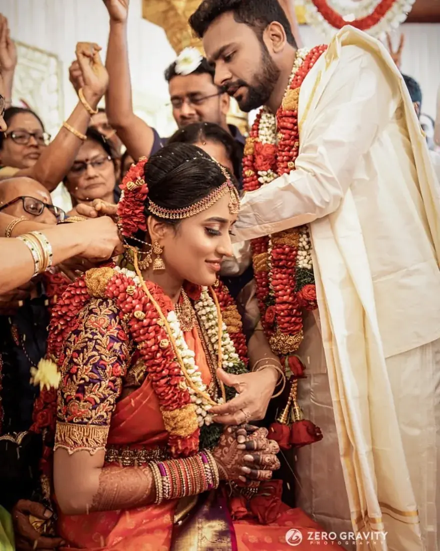 Vijayasri Matrimony wedding moment 11