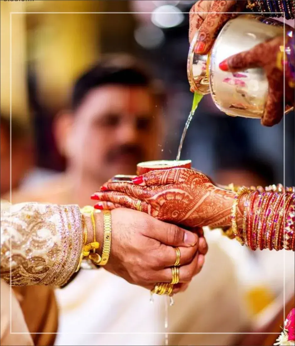 Vijayasri Matrimony wedding moment 2