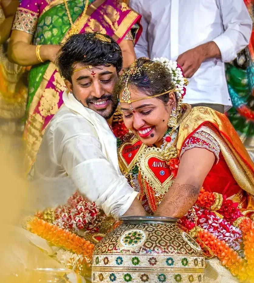 Vijayasri Matrimony wedding moment 9