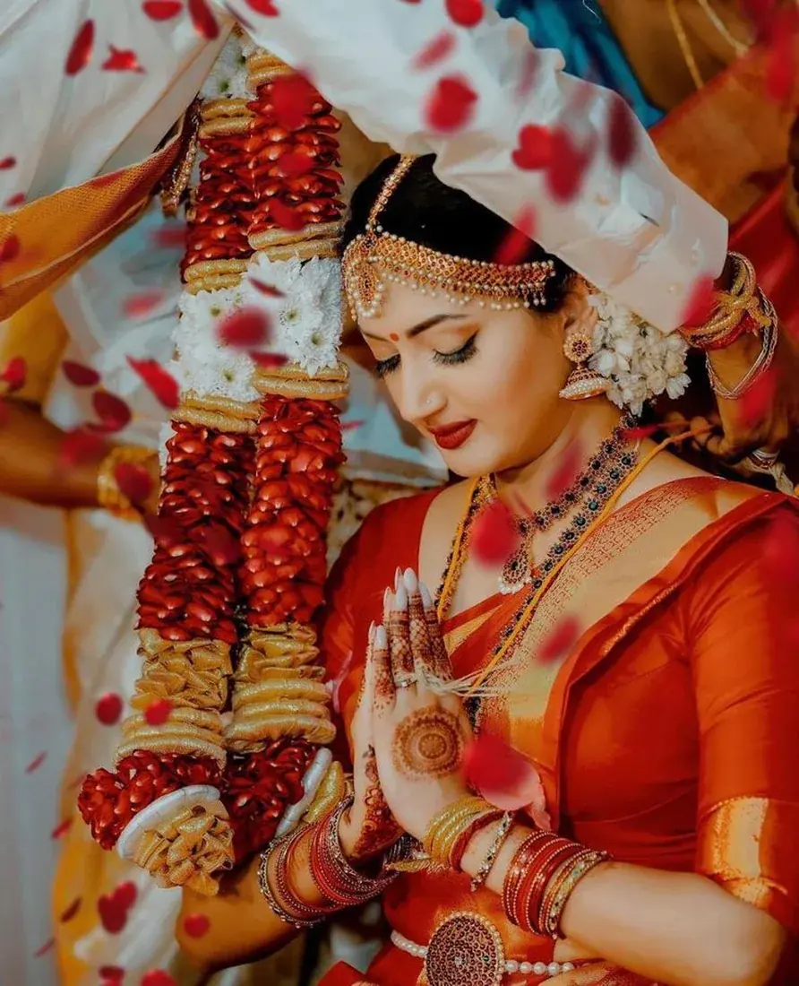Vijayasri Matrimony wedding moment 13